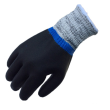 NMSAFETY guantes negros totalmente sumergidos anti-corte de aceite resistente al aceite